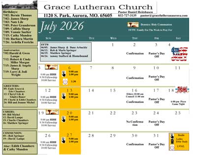 Calendar